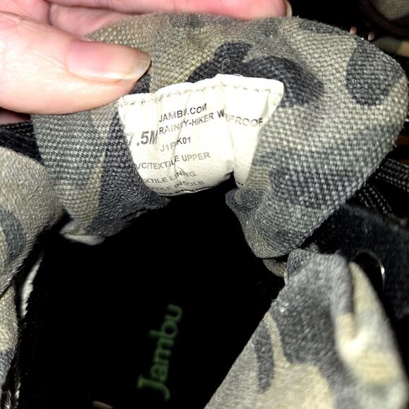 NWOT Jambu 7.5 Black Women's Combat Ankle Boots Laces Shoe 7 1/2 New No Tags - Picture 6 of 8